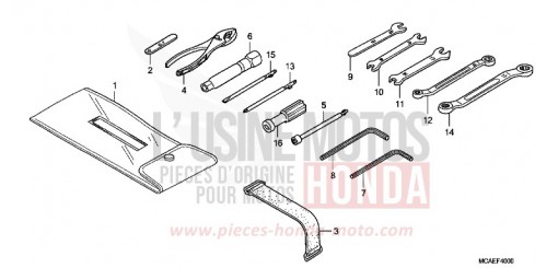 OUTILS GL1800G de 2016